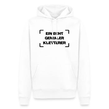 Klettern Bergsteiger Kletterer Kletterin Steigen - Männer Premium Bio Hoodie - Weiß - Vorne - Nico (187cm)