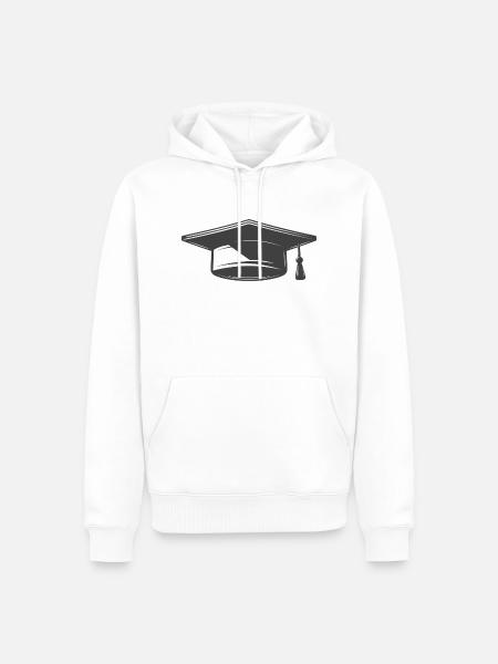 high school graduation - Men’s Premium Organic Hoodie - white
