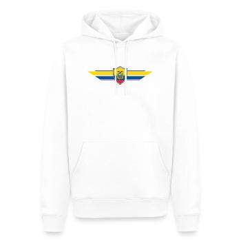 Ecuador Fan Weltmeisterschaft - Männer Premium Bio Hoodie - Weiß - Vorne - Nico (187cm)