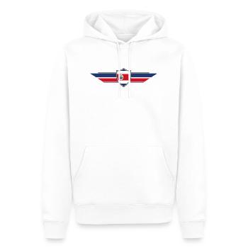 Costa Rica Fan Weltmeisterschaft - Männer Premium Bio Hoodie - Weiß - Vorne - Nico (187cm)