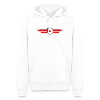 Kanada Fan Weltmeisterschaft - Männer Premium Bio Hoodie - Weiß - Vorne - Nico (187cm)