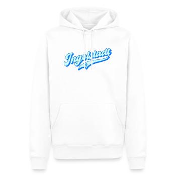 INGOLSTADT - Männer Premium Bio Hoodie - Weiß - Vorne - Nico (187cm)