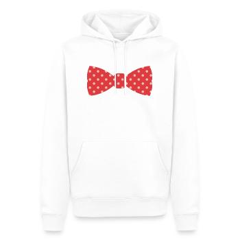 Mouche - Sweat à capuche Premium bio Homme - blanc - Devant - Nico (187cm)