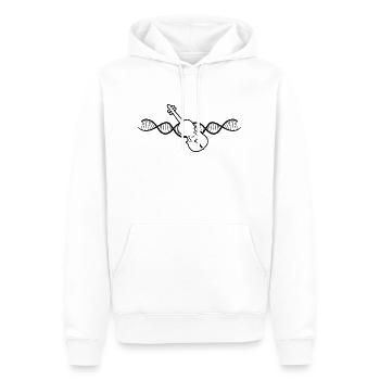 Orchestre de violon Violon Musique Violonistes - Sweat à capuche Premium bio Homme - blanc - Devant - Nico (187cm)