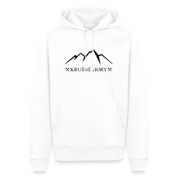 Erzgebirge Tschechien Berge Natur - Männer Premium Bio Hoodie - Weiß - Vorne - Nico (187cm)