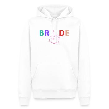 Zaumzeug - Ringfinger der Braut - Männer Premium Bio Hoodie - Weiß - Vorne - Nico (187cm)