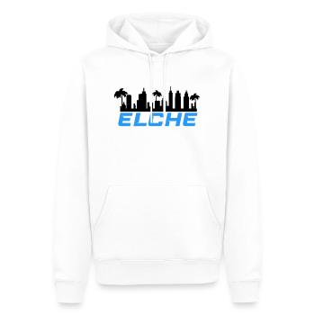 Élans - Sweat à capuche Premium bio Homme - blanc - Devant - Nico (187cm)