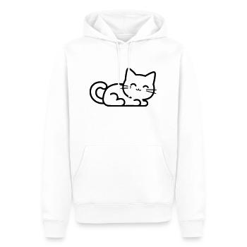 Groupe 3 - Sweat à capuche Premium bio Homme - blanc - Devant - Nico (187cm)