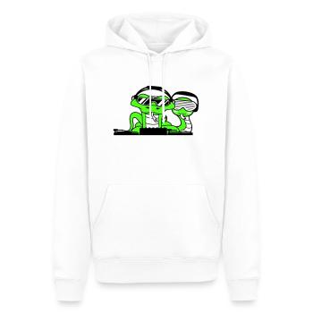 2 Cool DJ Snakes Team Friends Party Club Music - Sweat à capuche Premium bio Homme - blanc - Devant - Nico (187cm)