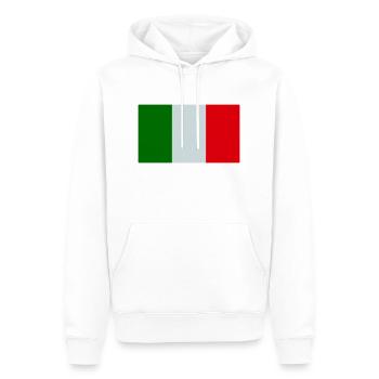 Italien - Männer Premium Bio Hoodie - Weiß - Vorne - Nico (187cm)