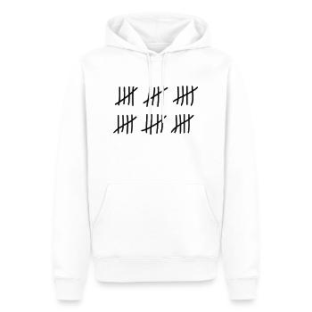 tage_zaehlen_30 - Männer Premium Bio Hoodie - Weiß - Vorne - Nico (187cm)