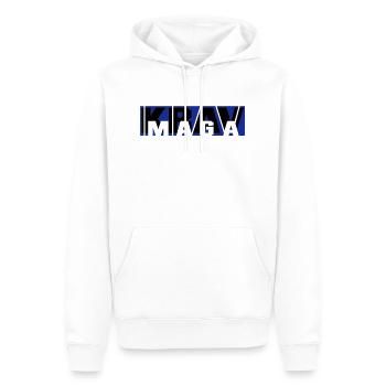 krav_maga_vec_2 de - Männer Premium Bio Hoodie - Weiß - Vorne - Nico (187cm)