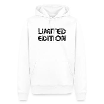 Limited Edition - Sweat à capuche Premium bio Homme - blanc - Devant - Nico (187cm)