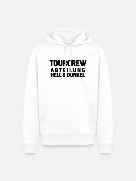 tourcrew light - Männer Premium Bio Hoodie - Weiß