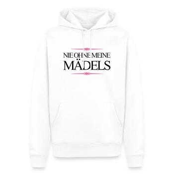 nie ohne meine mädels design - Männer Premium Bio Hoodie - Weiß - Vorne - Nico (187cm)