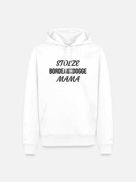 Hund Dog - Männer Premium Bio Hoodie - Weiß