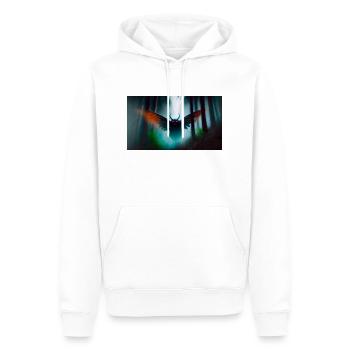 böser Mottenmann in Nordamerika Monster Dark Horror - Männer Premium Bio Hoodie - Weiß - Vorne - Nico (187cm)