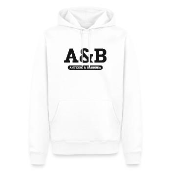 Antigua and Barbuda - St John´s - West Indies - Männer Premium Bio Hoodie - Weiß - Vorne - Nico (187cm)