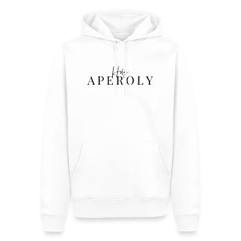 holy aperoly - Männer Premium Bio Hoodie - Weiß - Vorne - Nico (187cm)