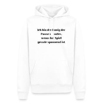 Typisch-Gamer - Männer Premium Bio Hoodie - Weiß - Vorne - Nico (187cm)