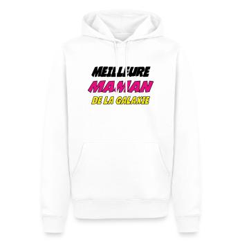 DIE BESTE MUTTER DER GALAXIE - Männer Premium Bio Hoodie - Weiß - Vorne - Nico (187cm)