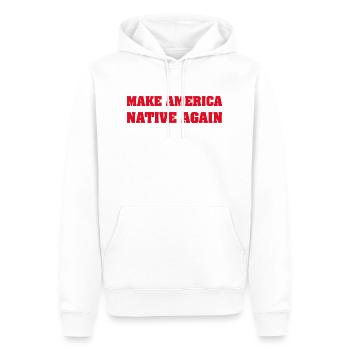american native, deadly day, apache - Männer Premium Bio Hoodie - Weiß - Vorne - Nico (187cm)