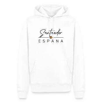 Spain - Santander - Spanien - Espana - Männer Premium Bio Hoodie - Weiß - Vorne - Nico (187cm)