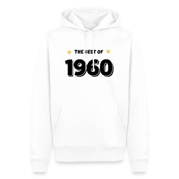 Das Beste von 1960 - Männer Premium Bio Hoodie - Weiß - Vorne - Nico (187cm)