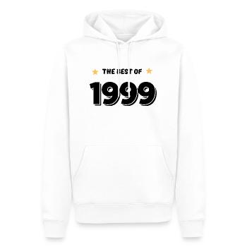 Das Beste aus 1999 - Männer Premium Bio Hoodie - Weiß - Vorne - Nico (187cm)
