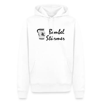 Bembel Stürmer #Bembeltown #Waldstadion #FFM - Männer Premium Bio Hoodie - Weiß - Vorne - Nico (187cm)