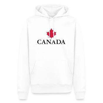 Canada Ottawa Ahorn Maple Leaf Kanada Amerika - Männer Premium Bio Hoodie - Weiß - Vorne - Nico (187cm)