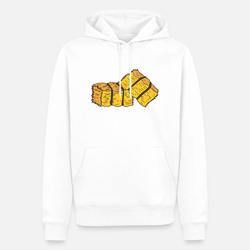 E14509FD 6367 421E 8FFD 284F92AA4C31 - Sweat à capuche Premium bio Homme - blanc