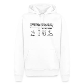 saugwagenfahrer aus leidenschaft - Männer Premium Bio Hoodie - Weiß - Vorne - Nico (187cm)
