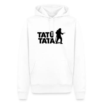 Tatü Tata die Feuerwehr ist da Freiwillige - Männer Premium Bio Hoodie - Weiß - Vorne - Nico (187cm)