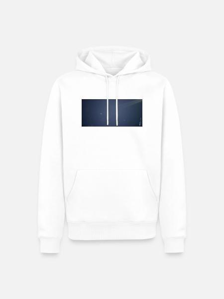stars - Männer Premium Bio Hoodie - Weiß