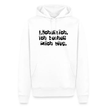 Party feiern Festival bechern saufen Alkohol - Männer Premium Bio Hoodie - Weiß - Vorne - Nico (187cm)