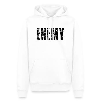Enemy - Männer Premium Bio Hoodie - Weiß - Vorne - Nico (187cm)