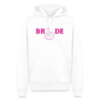 Zaumzeug - Ringfinger der Braut - Männer Premium Bio Hoodie - Weiß - Vorne - Nico (187cm)