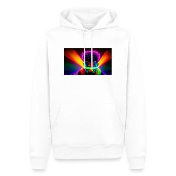 Samoa Fighter Mexico Shamane - Männer Premium Bio Hoodie - Weiß - Vorne - Nico (187cm)