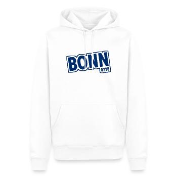 Bonn 0228 Vorwahl - Männer Premium Bio Hoodie - Weiß - Vorne - Nico (187cm)