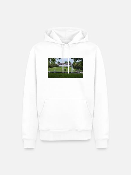 Stadtbibliothek Kempten im Allgäu - Männer Premium Bio Hoodie - Weiß