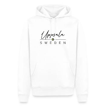 Schweden - Uppsala - Sweden - Sverige - Männer Premium Bio Hoodie - Weiß - Vorne - Nico (187cm)