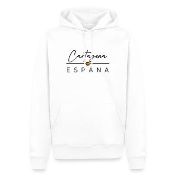 Spain - Cartagena - Spanien - Espana - Männer Premium Bio Hoodie - Weiß - Vorne - Nico (187cm)