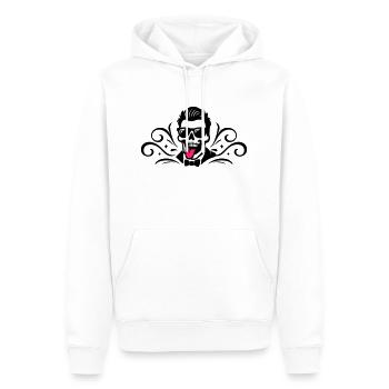 Totenkopf Bräutigam Jga - Männer Premium Bio Hoodie - Weiß - Vorne - Nico (187cm)