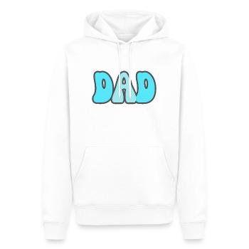 Modern Typography Cool Art Studio Brand Logo - Männer Premium Bio Hoodie - Weiß - Vorne - Nico (187cm)