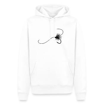 Fliegenfischen Angler Gone Fishing - Männer Premium Bio Hoodie - Weiß - Vorne - Nico (187cm)
