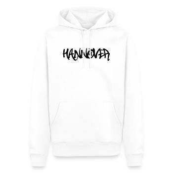 Hannover Graffiti - Sweat à capuche Premium bio Homme - blanc - Devant - Nico (187cm)