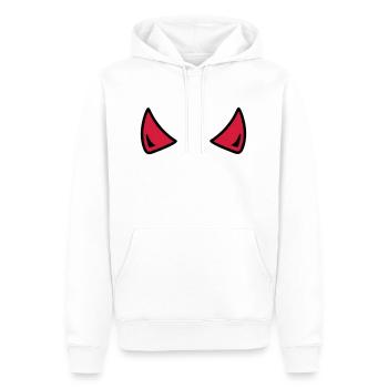 Diable - Sweat à capuche Premium bio Homme - blanc - Devant - Nico (187cm)