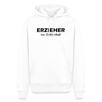 erzieher aus leidenschaft - Männer Premium Bio Hoodie - Weiß - Vorne - Nico (187cm)