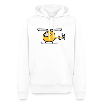 Comic Cartoon Kinder Heli Niedlich - Männer Premium Bio Hoodie - Weiß - Vorne - Nico (187cm)